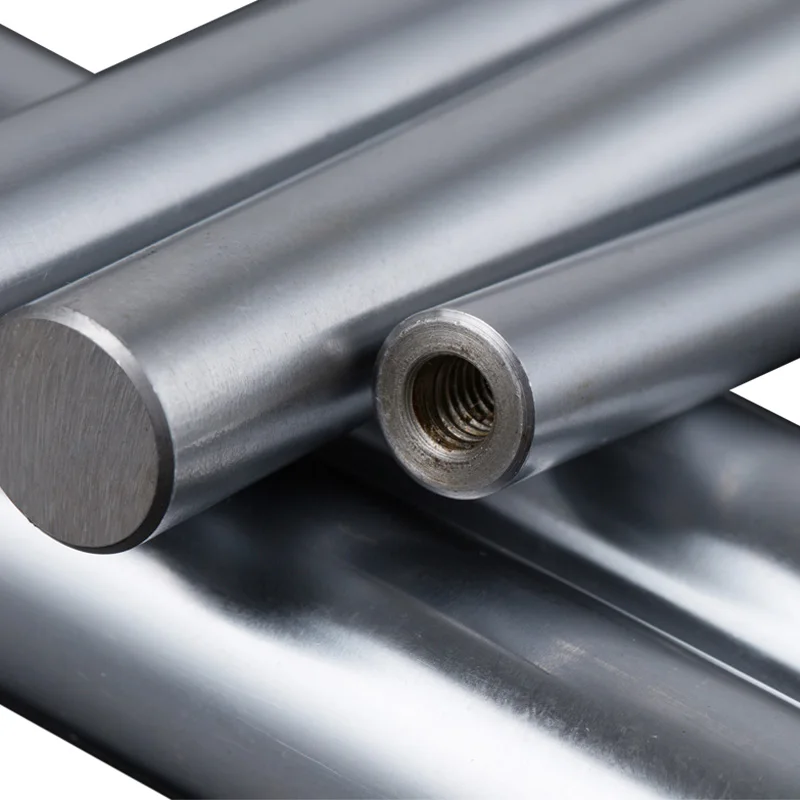 Customizable 45# Chrome-Plated Steel Rod 6MM-60MM Diameter Linear/Flexible/Rigid Shaft Spline Bearing Polished Guide OEM Model