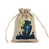 Jute rope and burlap bag - little zombie