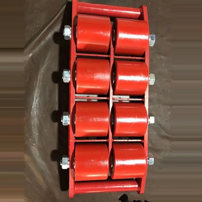 Heavy Duty Loading Rollers Machine Moving Skates Pu Wheel 12t 15t 18t 24t 50t Cargo Skate