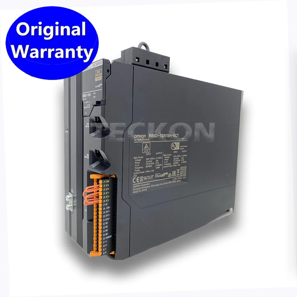 R88D-1SN15H-ECT R88D Kintamosios srovės servovaldiklis su įmontuota EtherCAT ryšių sistema 1,5 KW vienfazis trifazis 200 V kintamosios srovės