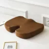 Brown suede