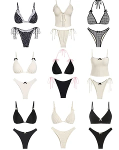 TUEE Swim Factory Wholesale Price Personalized Bathing Suit Trendy Recycled Fabric Bikinis Custom Swimwear Manufacturer