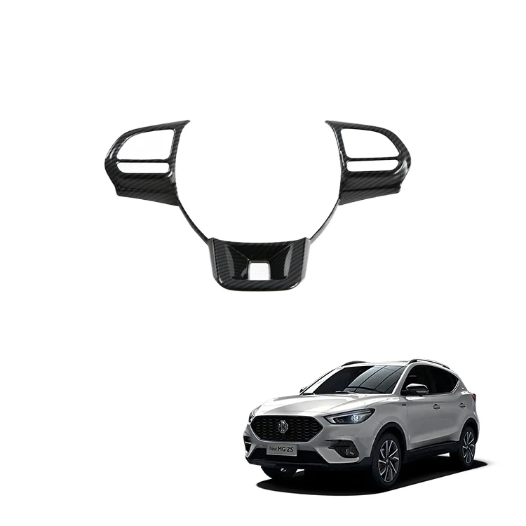 Mga Trim ng Manibela ng Kotse Para sa MG ZS, Mga Cover ng Disenyo ng Interior na ABS Carbon Fiber Pattern