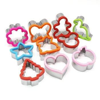 Christmas Cookie Cutters Stainless Steel Biscuit Tools and Moulds for Holiday Baking