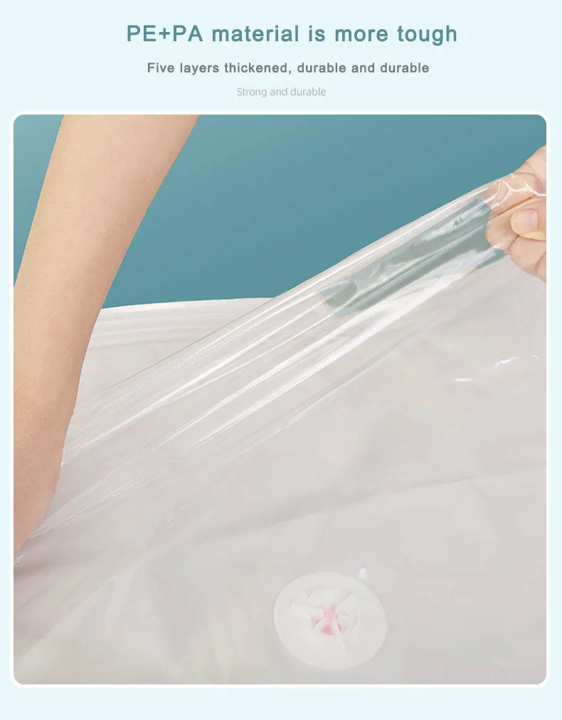 Vacuum Compression Clothing Packaging and Finishing Bag Household Cotton Quilt Down Jacket Storage Bag