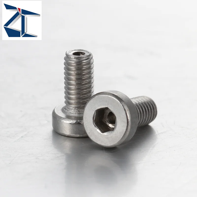 product best quality m4 stainless steel material low head hexagon socket hole screw for architecture-64