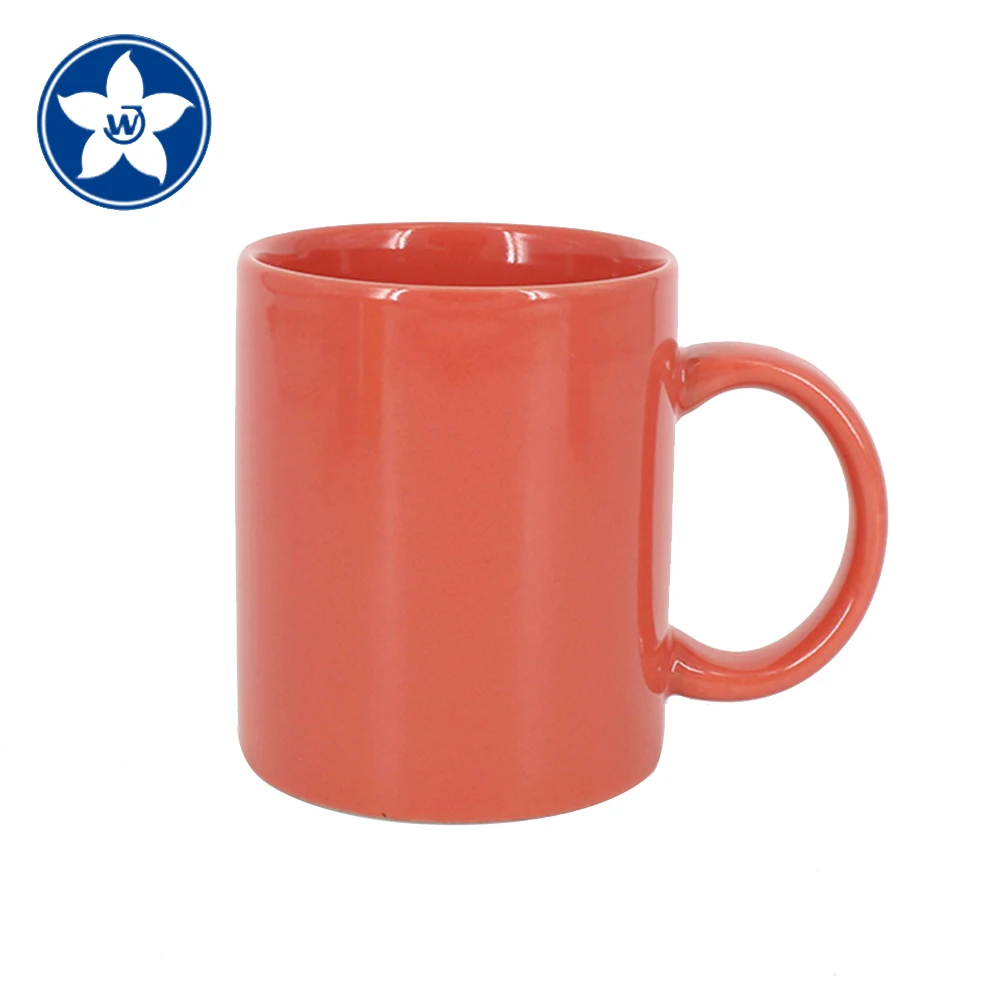 Cheap 7102 Ceramic Glazed Mugs 11OZ China Ceramic Coffee Mugs for Gifts