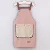 Bolsillo impermeable para limpiamanos con correas - rosa
