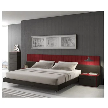 Cheap Price Melamine Bedroom Set King Size 11NAA012 Modern Furnitures Bedroom
