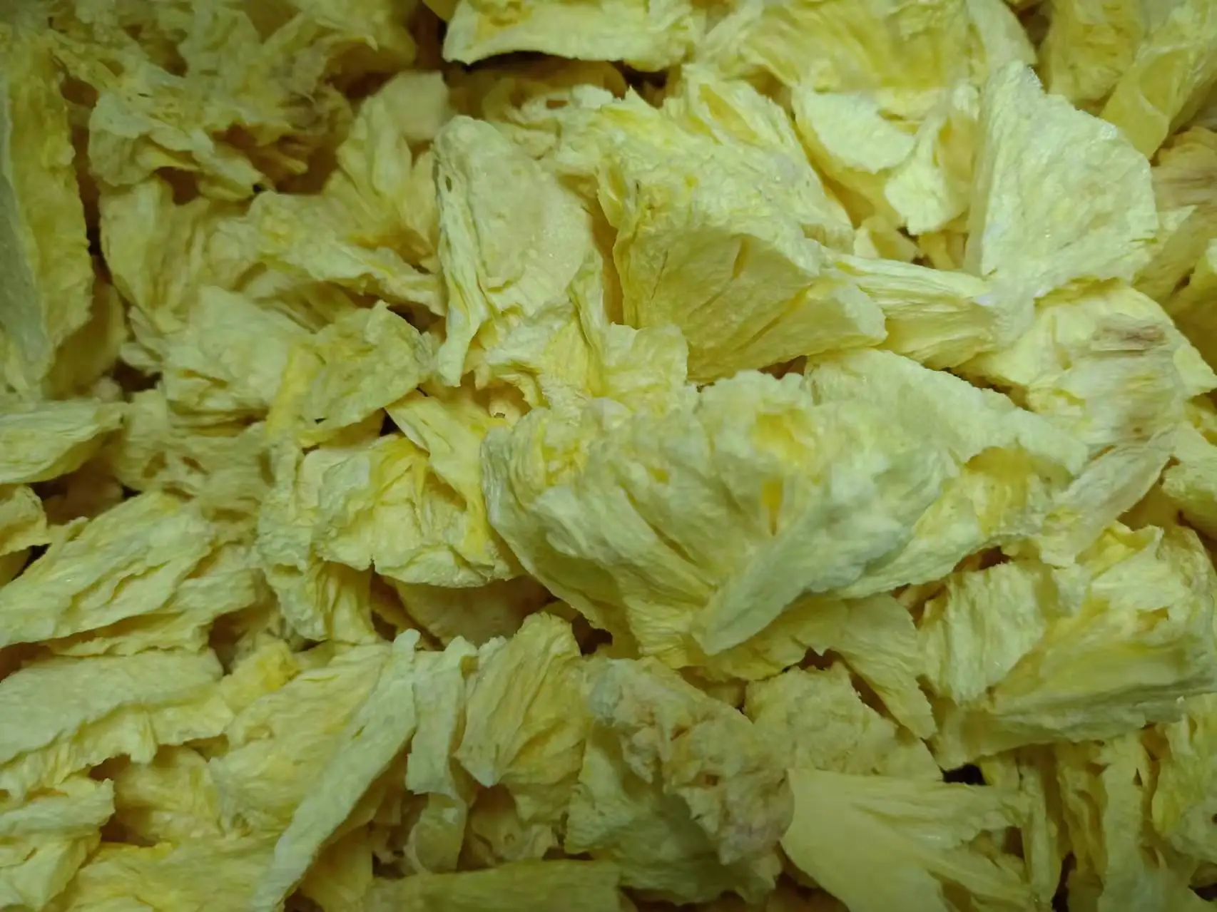 Toptan Təminat Quru Meyvələr Ananas Çipsləri Donmuş Ananas Dilimləri