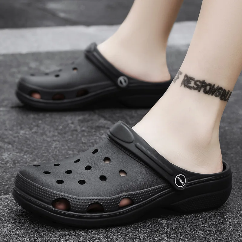 2023 Cheap Classic Summer Men Clogs Mules Unisex Custom Logo Garden