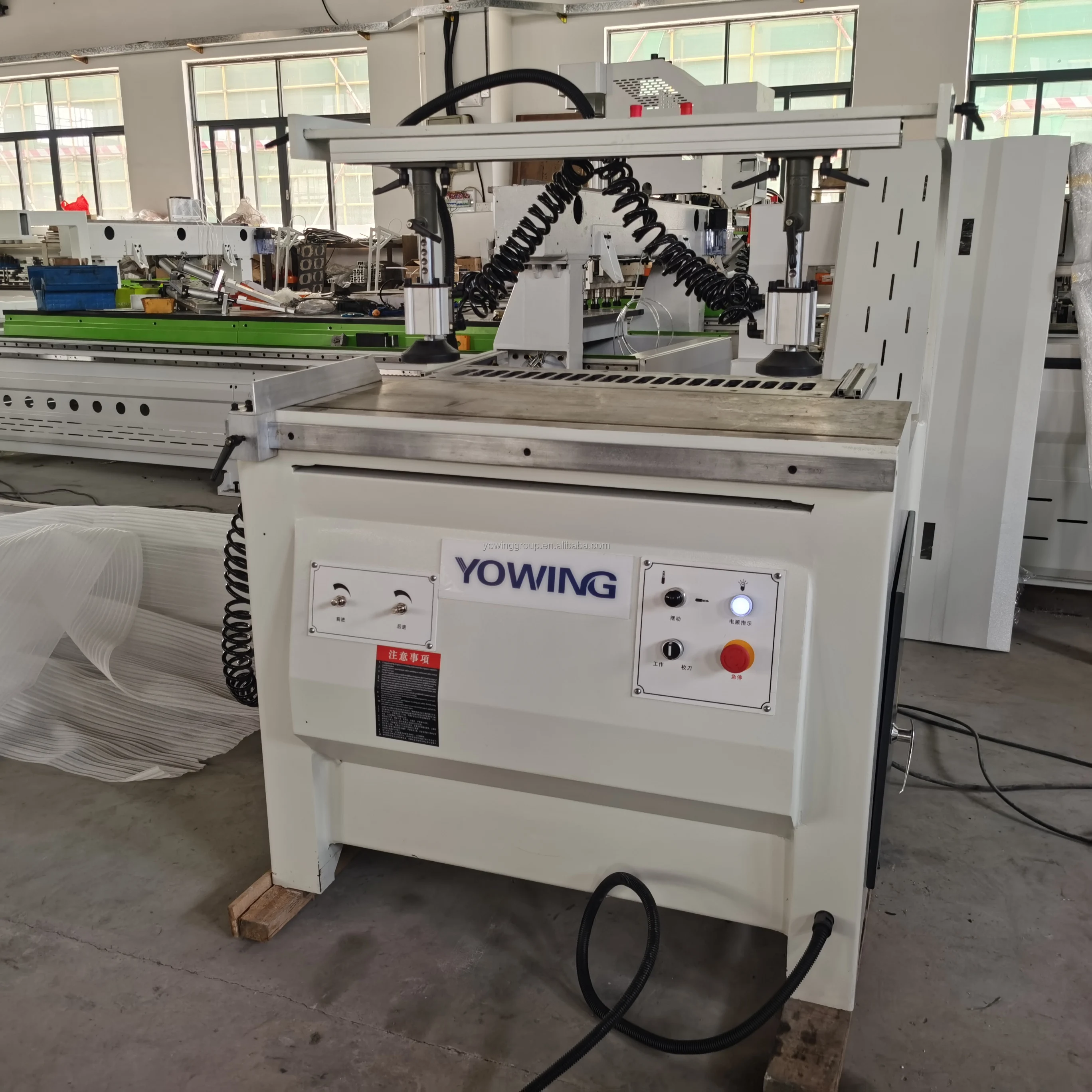 Woodworking Single Row Horizontal Vertical Multi Rows Boring Drilling Machine