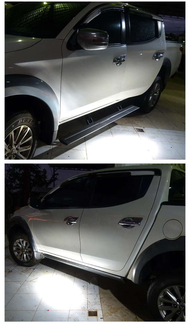 Exterior Accessories 4x4 Electric Side Step for Mitsubishi Pickup TRITON L200 Running Boards MAGNET DOOR Step details