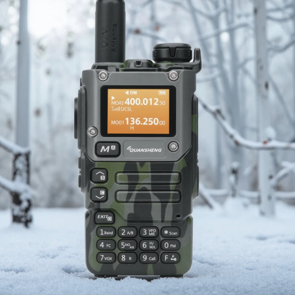 UV-K5 (8) UV-K6高速トランシーバー512KBビッグストレージ双方向ラジオ