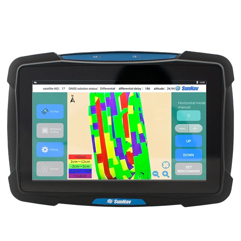 GPS Land Leveling System AG2000 with 10 Inches Large Touch Screen Android System for Agriculture Machinery