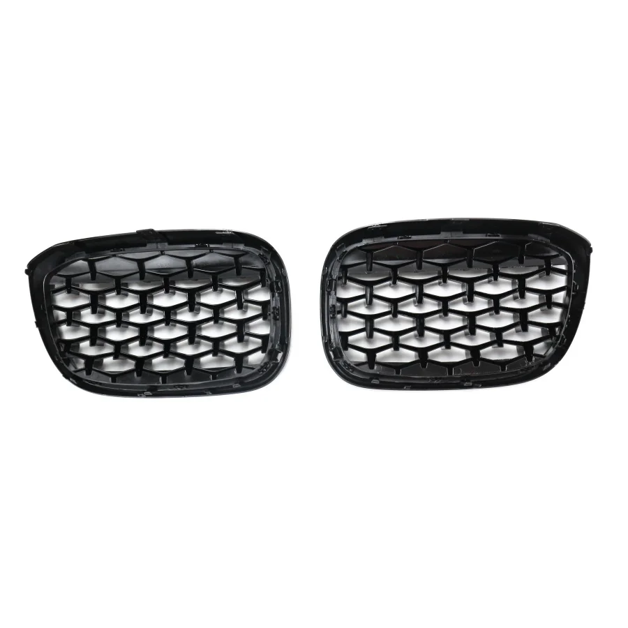 product tiypeor car abs starry sky black grille front bumper grille compatible with bmw x3 g01 2018 2021-8