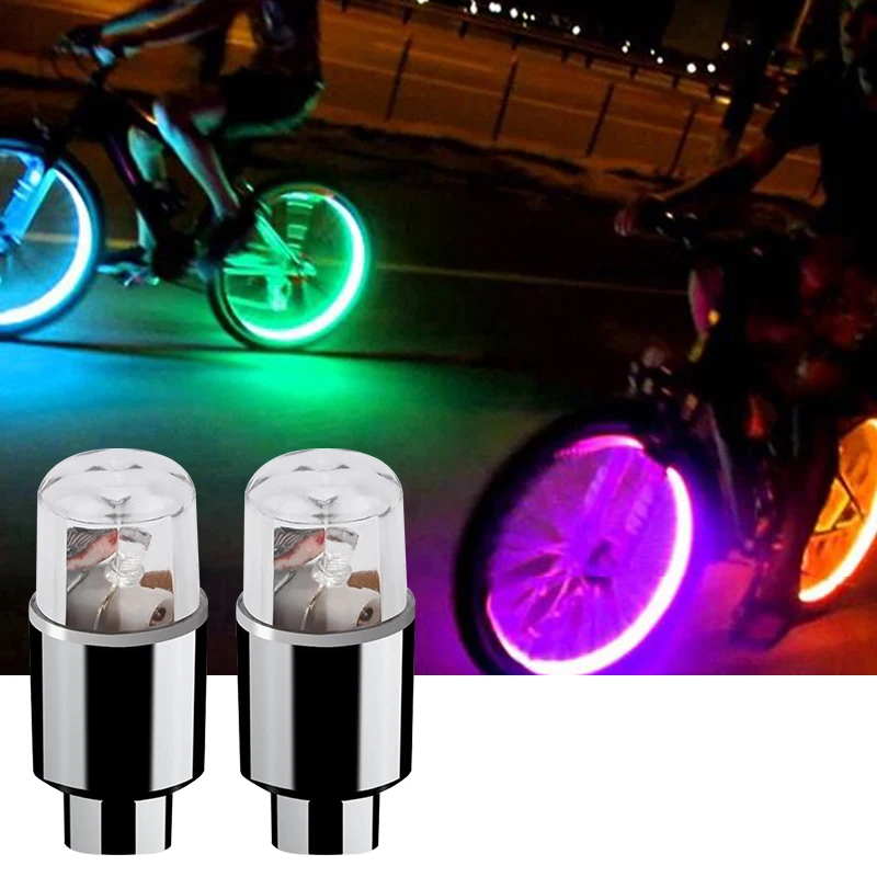 Multicolor Cycling Lantern raggi lampada per pneumatici Mtb