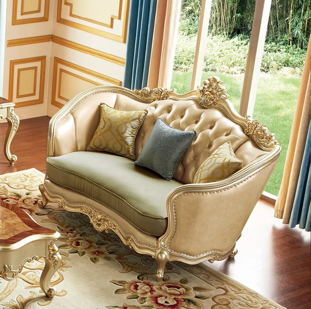Wooden Classical European Style Living Room Furniture Luxury Exclusive