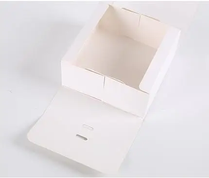 Customizable Kraft Paper Gift Packaging Box Foldable for Wedding Chocolate Cookie Candy with Ribbon