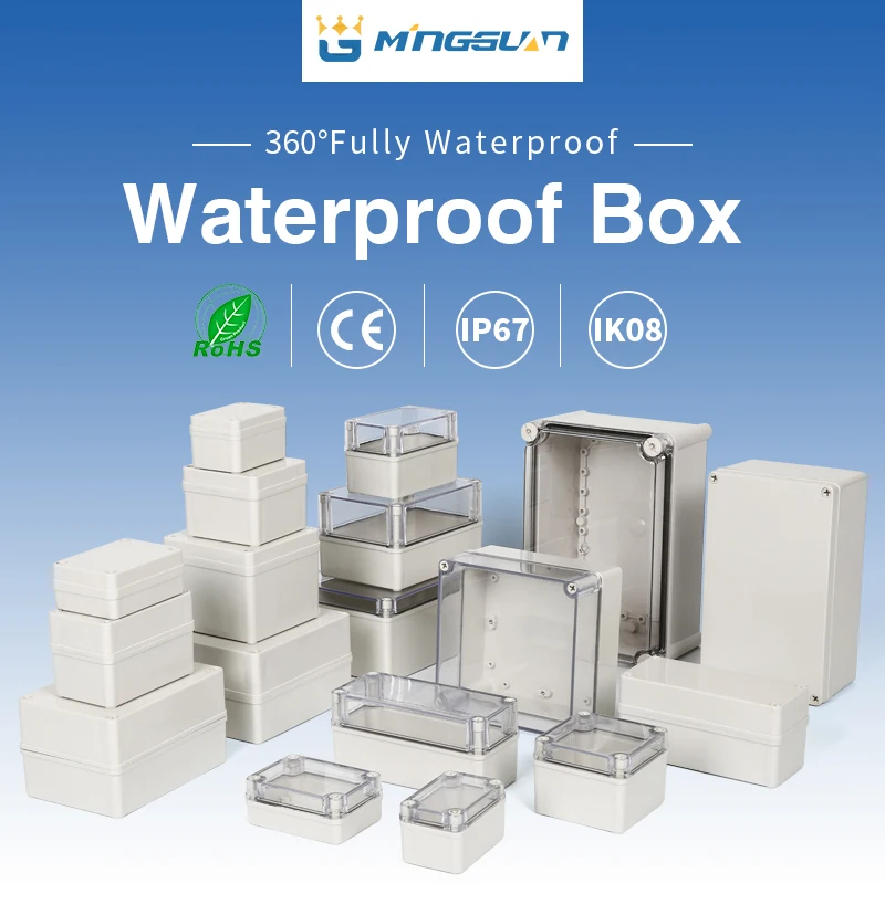 Electric Box Enclosures Plastic Pvc Ip66 Plastic Junction Box Ip67