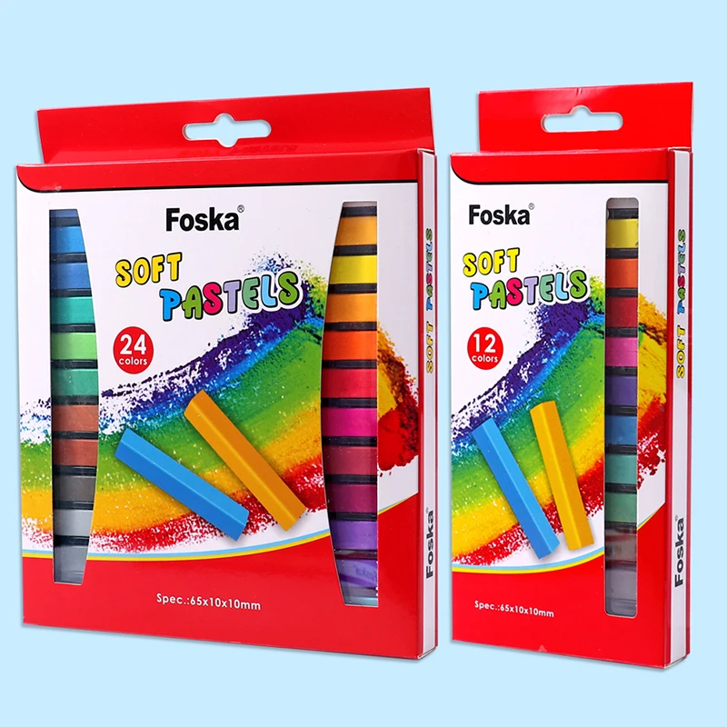 Детский школьный мягкий пастельный Мел без пыли Foska