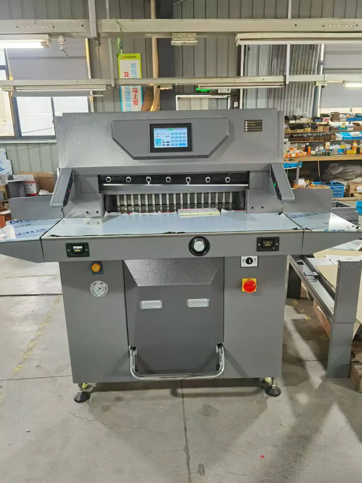 720MM Manual  Electric Book Edge Trimming Cutter Guillotine Cutter A3 A4 A5 Size Paper Cutting Machine Electric Paper Cutter