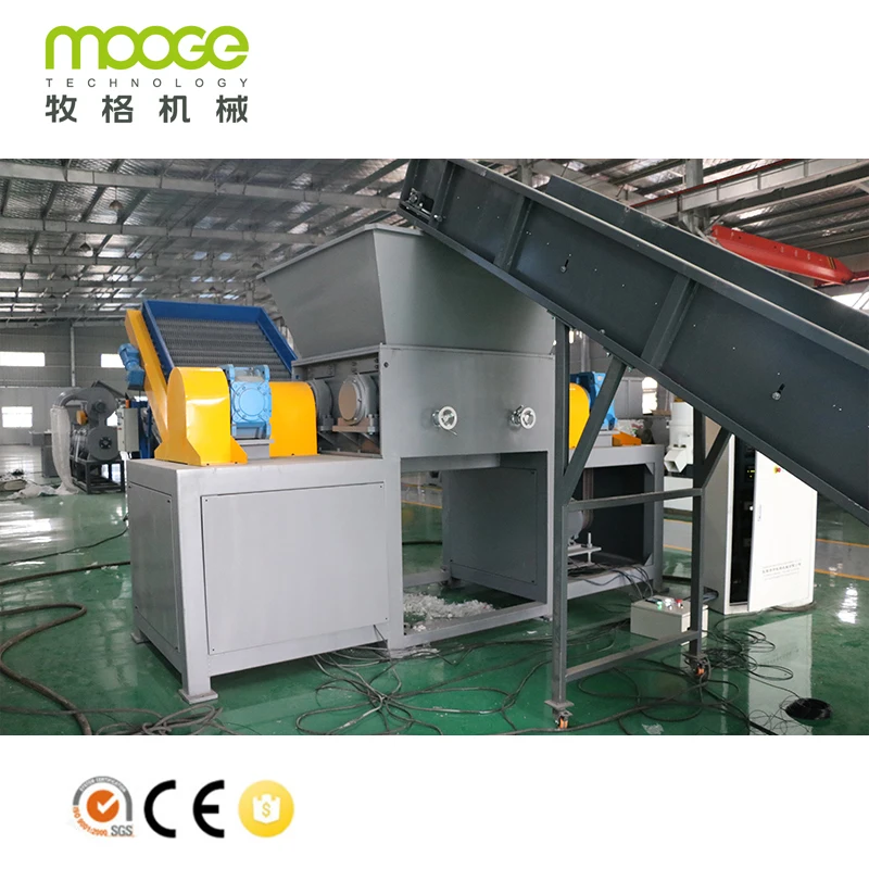 MOOGE VSD-Series Big Bags Waste Film Double Single Shaft Plastic Shredder Machine