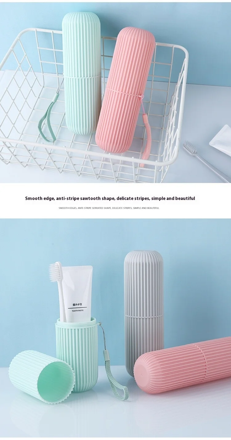 Toothbrush Holder Travel Toothbrush Case Toothpaste Toothbrush Storage Containers Portable Mouthwash Cup Carrier