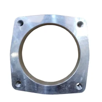 High precision CNC machined Silver anodized aluminum billet throttling body spacer gasket Oem design