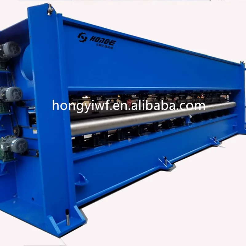 HYL Hongyi-ISO9001 High Speed Synthetic Leather Making Needle Punching Production Line for Nonwoven Machinery