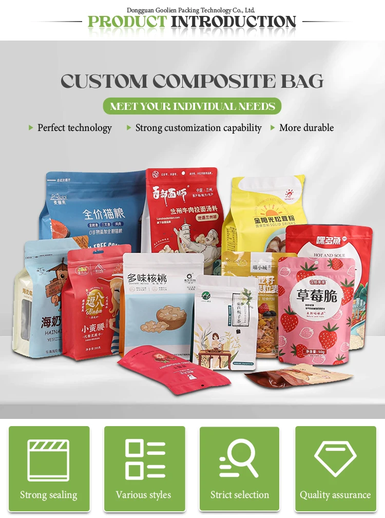 Custom Printing Resealable Smell Proof Stand Up Pouch Packaging 3.5G/7G/1Oz/1Lb Mylar Bag With Zipper details