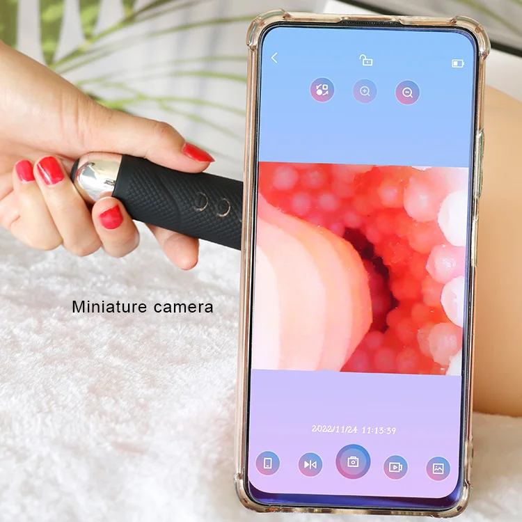 WiFi Sextoys APP-Enabled HD Camera Vibrator for Women - 20 Vibration Modes for Enhanced Masturbation Experience WiFi Sextoys APP-Enabled HD Camera Vibrator for Women - 20 Vibration Modes for Enhanced Masturbation Experience