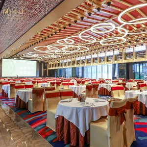 Modern Luxury Crystal Ring Chandelier Custom Oval Indoor Drop Pendant Light for Villa Hotel & Home Dining Living Room Decor