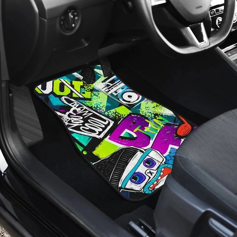 Изготовленные на заказ автомобильные коврики Универсальный Fit декоративные спереди и сзади 4 предмета в