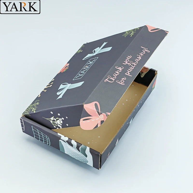 Custom Printing Corrugated Cardboard Underwear Mailer Box Foldable