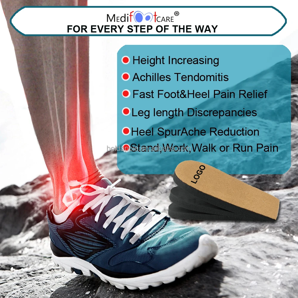 Adjustable Orthopedic Heel Lift For Leg Length Discrepancies Heel Pain ...