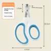 Blue single-hole