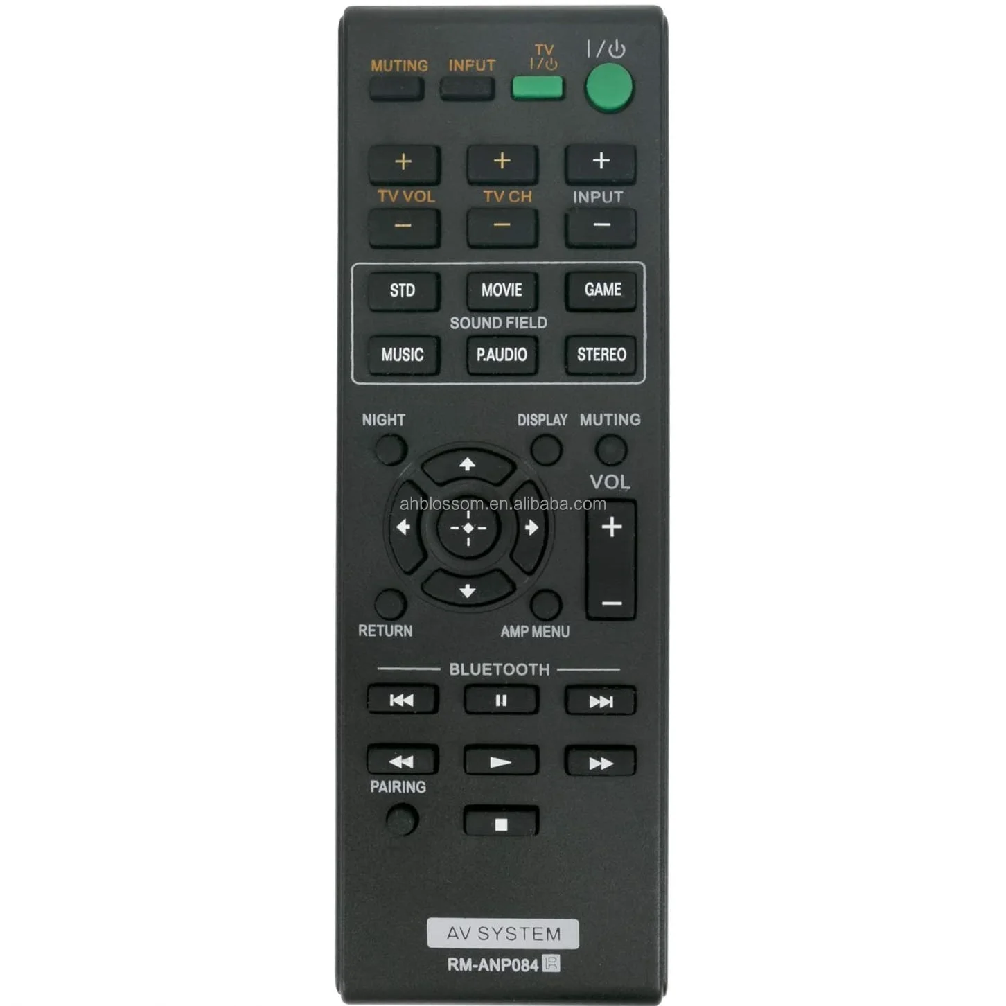 Rm-anp084 Replaced Remote Control Work 