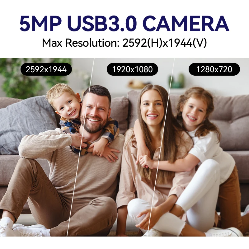 5MP USB3.0 Camera Module CMOS IMX335 MJPG/YUY2 1080P 60FPS High Frame Rate Mini Camera for Fast Moving factory