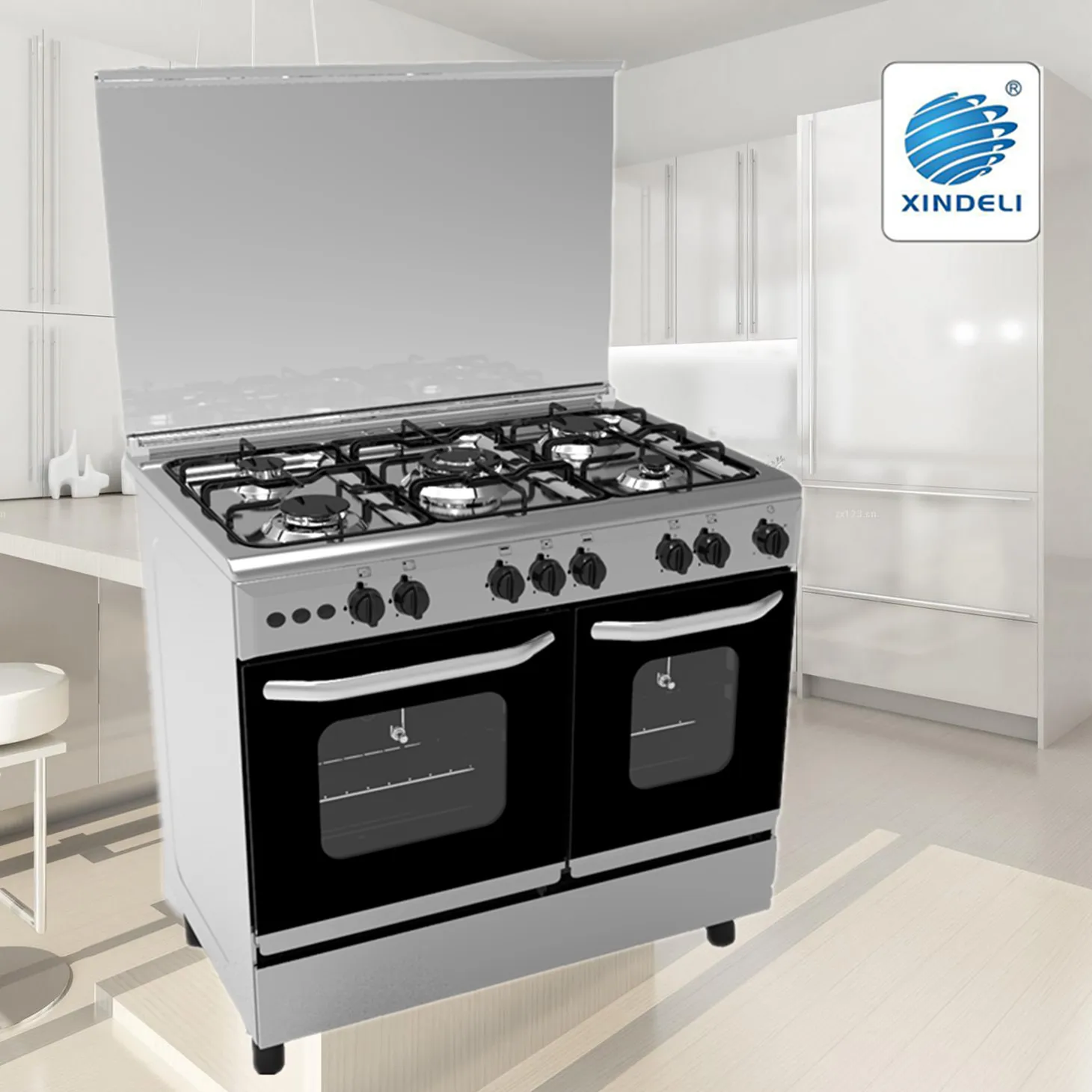 mini-high-end domestic kitchen appliance gas cooker with oven in