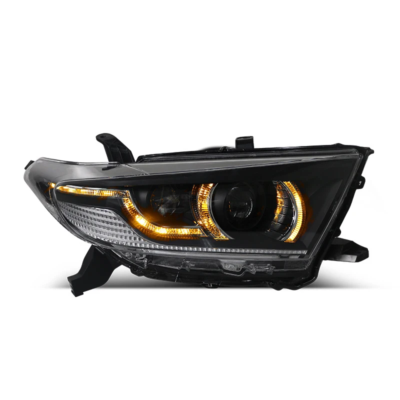 2012-2014 for Toyota for Highlander LED Headlights Assembly 35W Plastic Replacement Hilander Head Lamps