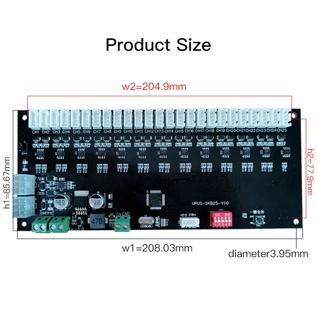 Locker Control Board 25CH Weighting Controller for Smart Parcel Vending Machine PCBA Product Category