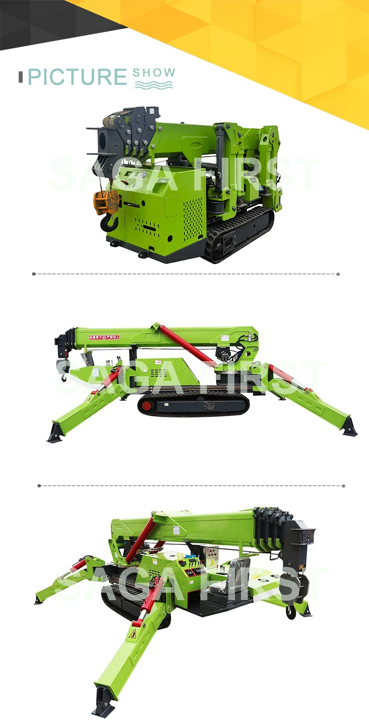 Cutting-edge Hydraulic Floating Crane Spider Crane for Offshore Installations
