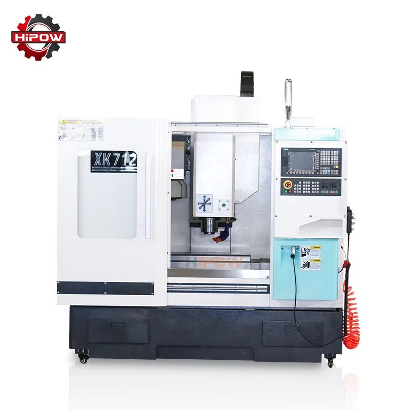 Automatic Vertical Machining Center XK7124 Hobby 4 Axis Mini Cnc