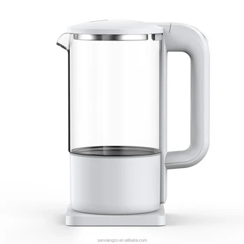 220-240v Tea Water Fast Boil Hot Kettles Hotel Price Transparent 1000w Glass Cordless Electric Jug Kettle
