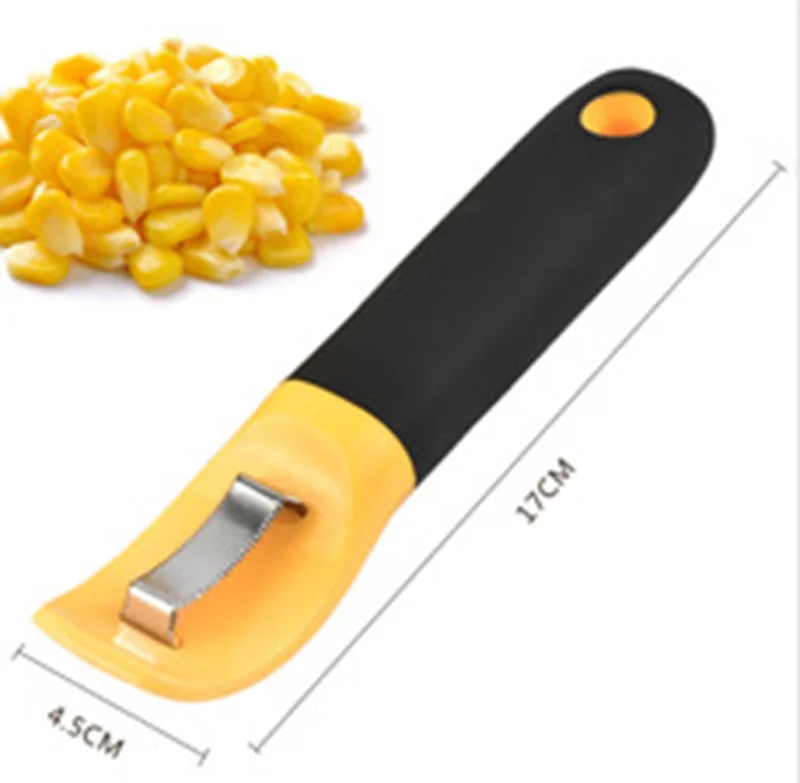 Corn Stripper Knife Kitchen Corn Remover Serrated Vertical Blade Corn