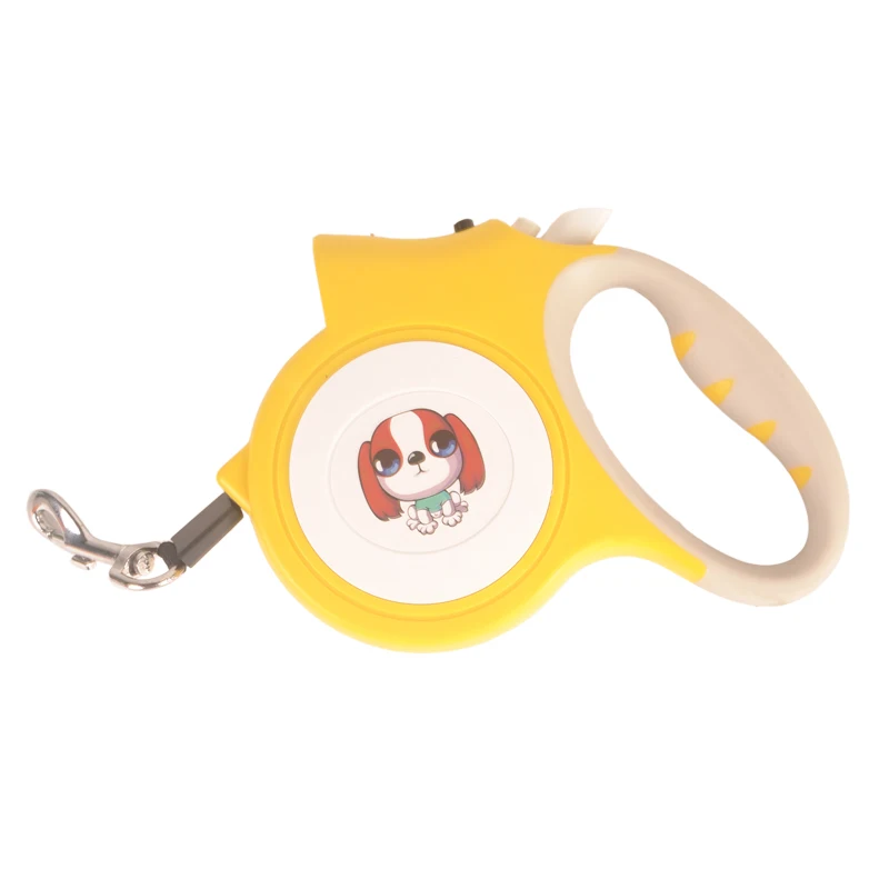 Лидер продаж новый мультфильм Стиль 5 м выдвижной поводок собаки с светодиодный фонарик