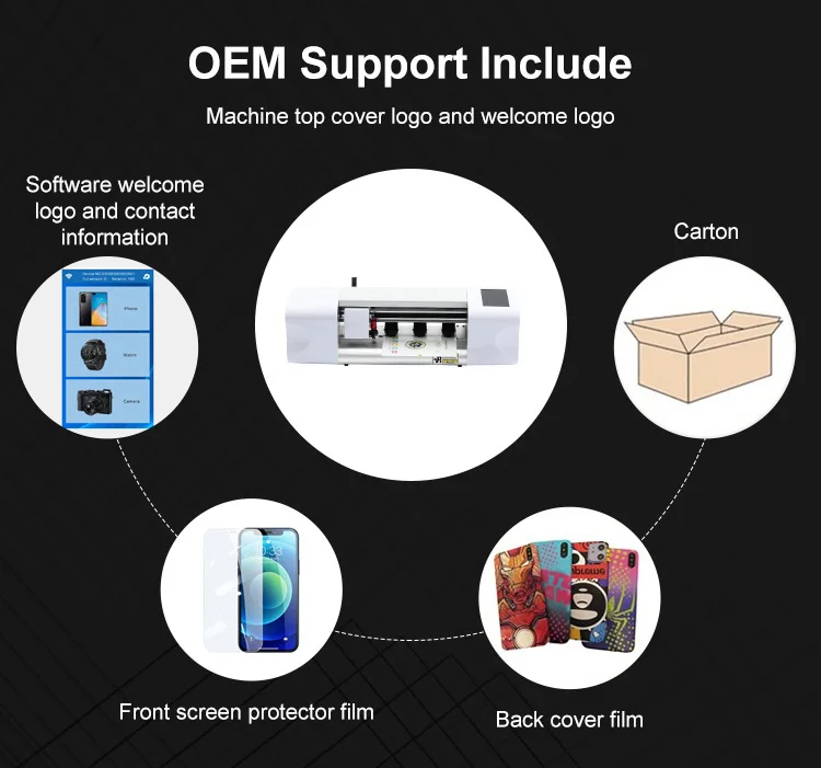 App Control Intelligent Screen Protector Film Cutter Hd Large Touch Screen TPU Film Cutting Machine