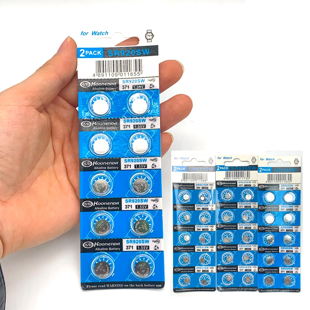 Seiko Uhrenbatterie Sr626sw SR626SW 377 Silver Oxide Button Cell