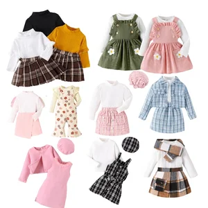 Winter Baby Long Sleeve Shirt Pants 2 Pcs Outfit Matching Clothes Girls Clothing Set